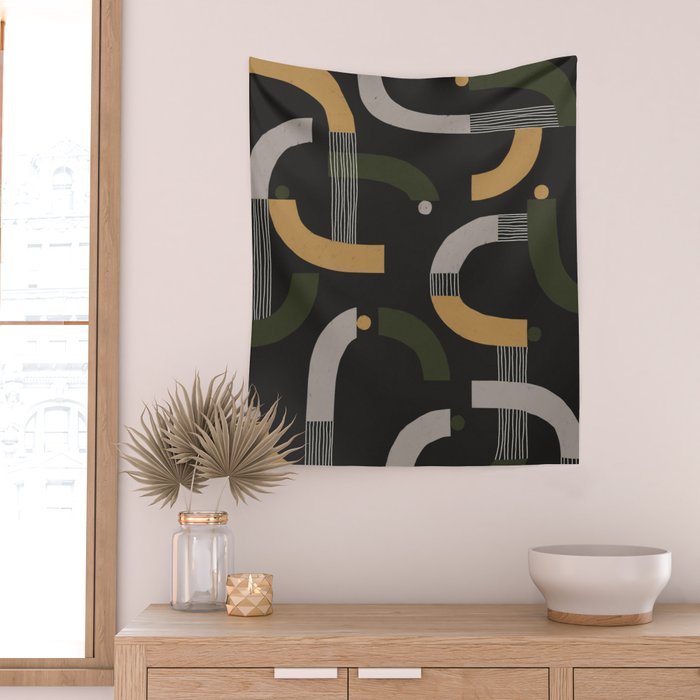 Curves Wall Tapestry Gallery Image 2
