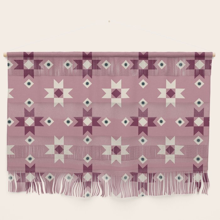Modern quilt - berry Wall Hanging Gallery Image 1