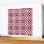 Modern quilt - berry Wall Mural Gallery Image 2
