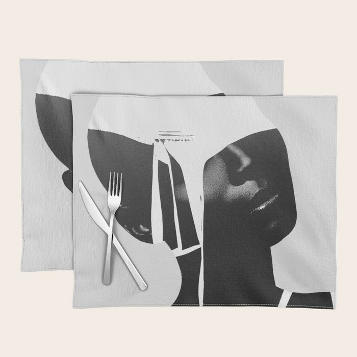 abstract portrait Placemat Gallery Image 1