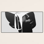 abstract portrait Desk Mat Gallery Image 3