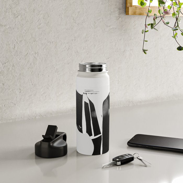 abstract portrait Water Bottle Gallery Image 4