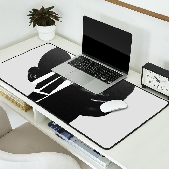 abstract portrait Desk Mat Gallery Image 2