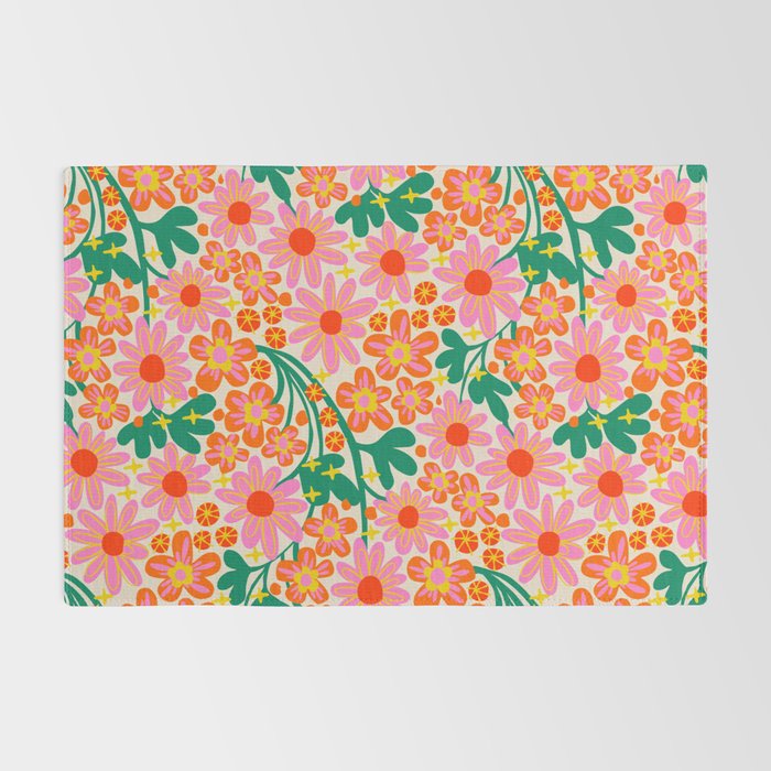 Happy flowers Rug Gallery Image 2