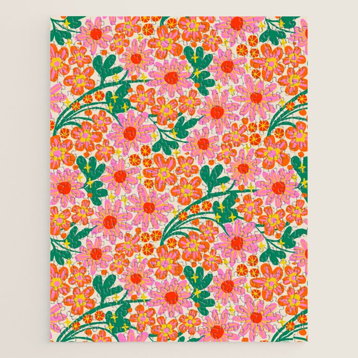 Happy flowers Jigsaw Puzzle Gallery Image 1
