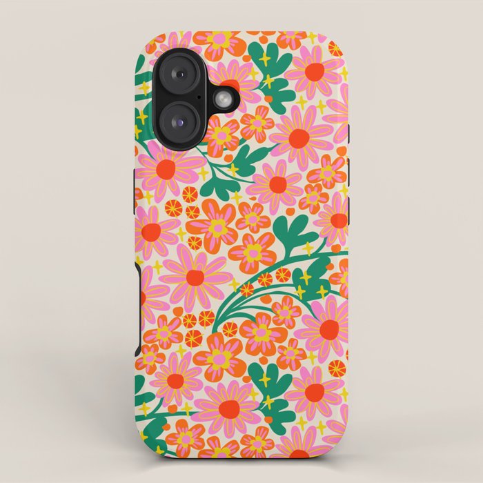 Happy flowers iPhone Case Gallery Image 1