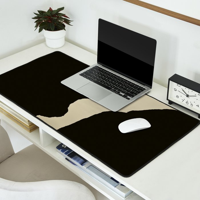 landscape silhouette no 2 - nature photograph  Desk Mat Gallery Image 2