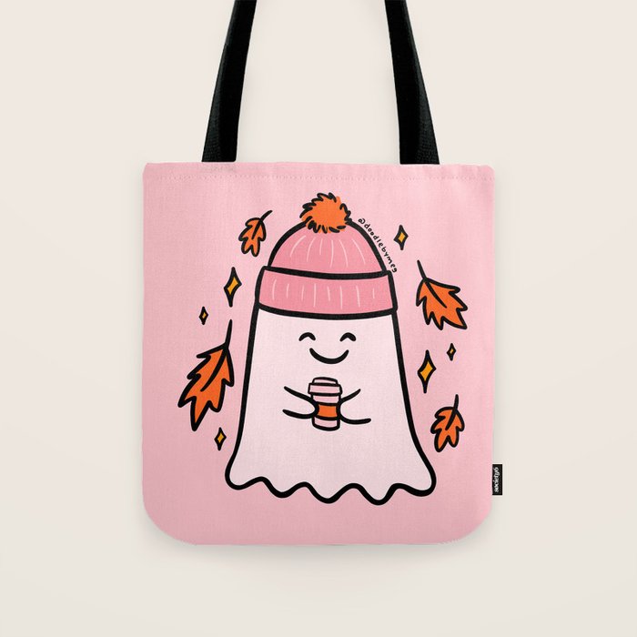 Fall Ghost Tote Bag Gallery Image 1