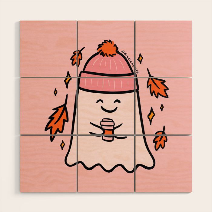 Fall Ghost Wood Wall Art Gallery Image 1