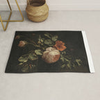 Botanical Rose And Snail Rug Gallery Image 1
