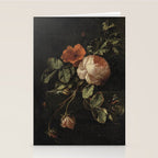 Botanical Rose And Snail Stationery Card Gallery Image 2