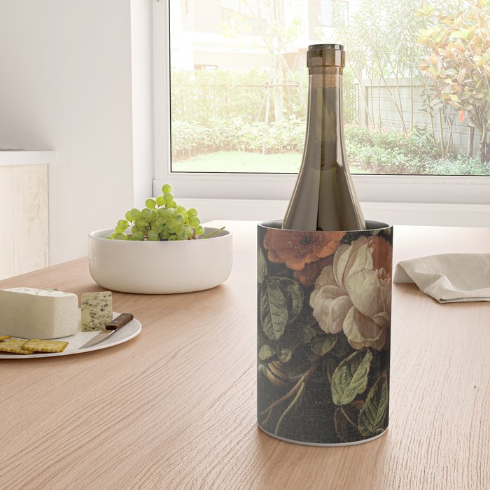 Botanical Rose And Snail Wine Chiller Gallery Image 4