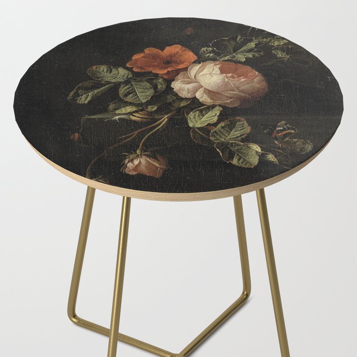 Botanical Rose And Snail Side Table Gallery Image 2