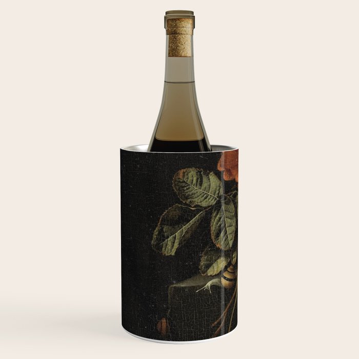 Botanical Rose And Snail Wine Chiller Gallery Image 2