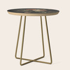 Botanical Rose And Snail Side Table Gallery Image 1
