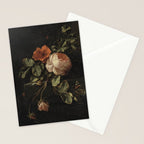 Botanical Rose And Snail Stationery Card Gallery Image 2