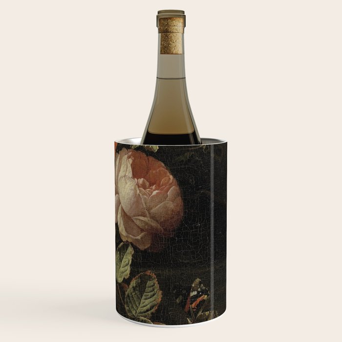 Botanical Rose And Snail Wine Chiller Gallery Image 3