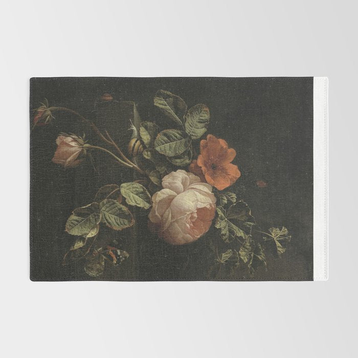 Botanical Rose And Snail Rug Gallery Image 2