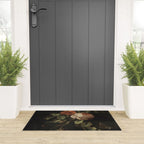 Botanical Rose And Snail Welcome Mat Gallery Image 3