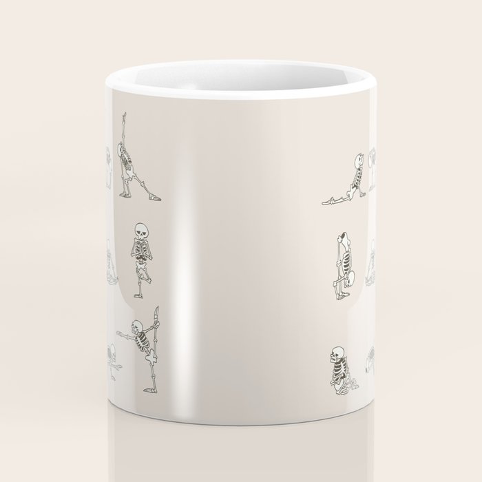 Skeleton Yoga Coffee Mug Gallery Image 4