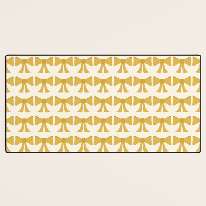 Vintage Bows VIII Yellow Desk Mat Gallery Image 3