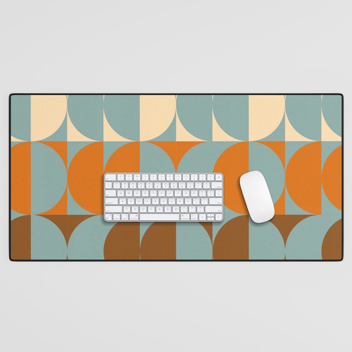 Vintage Geometric 04B Desk Mat Gallery Image 1