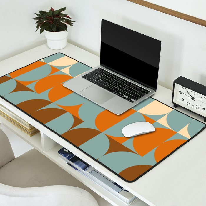 Vintage Geometric 04B Desk Mat Gallery Image 2