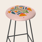 Art Nouveau Symmetric Buttercups Stool Gallery Image 2