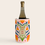 Art Nouveau Symmetric Buttercups Wine Chiller Gallery Image 1