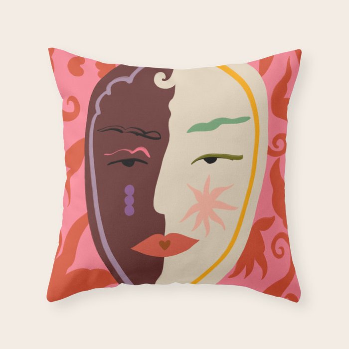 HARMONY OF DUALITY Throw Pillow Gallery Image 6