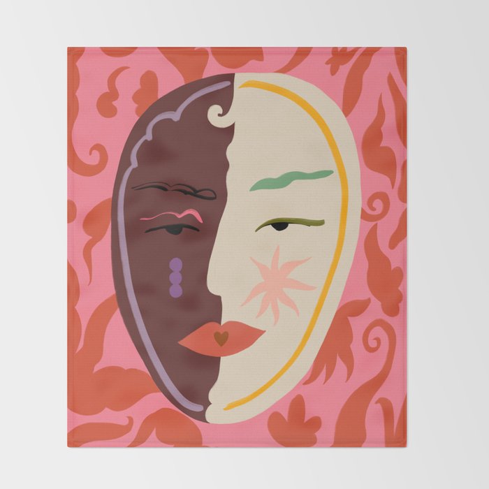 HARMONY OF DUALITY Throw Blanket Gallery Image 2