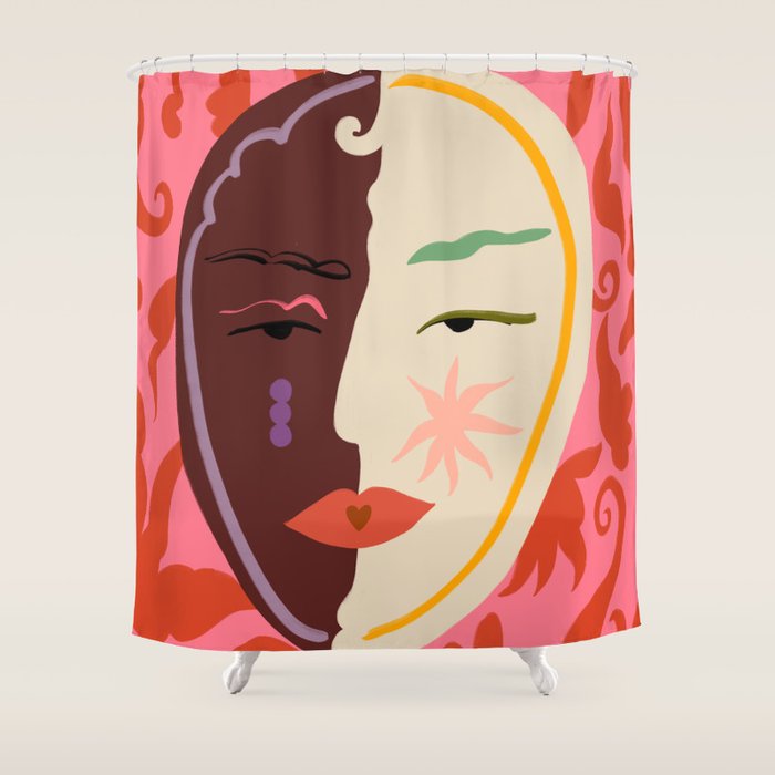 HARMONY OF DUALITY Shower Curtain Gallery Image 1
