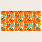 Orange Harvest - Blue Desk Mat Gallery Image 3