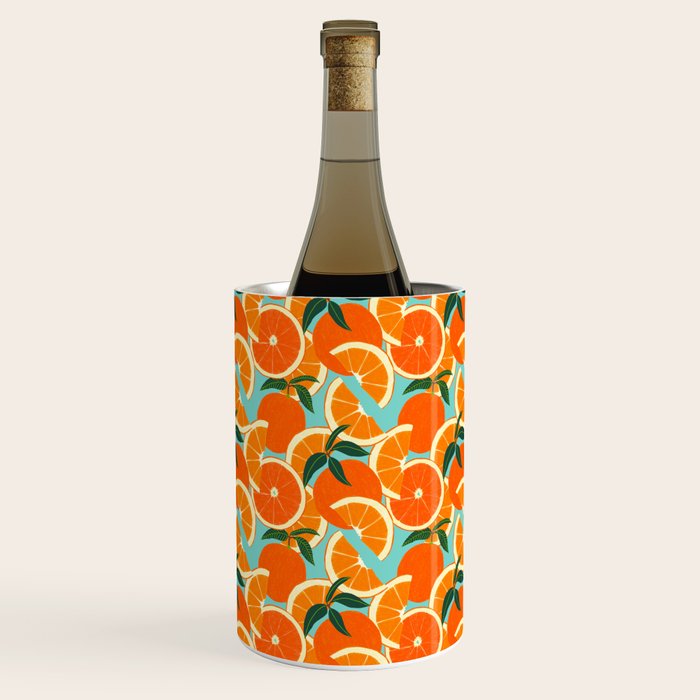 Orange Harvest - Blue Wine Chiller Gallery Image 1