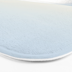 Electric Blue Ocean Bath Mat Gallery Image 3