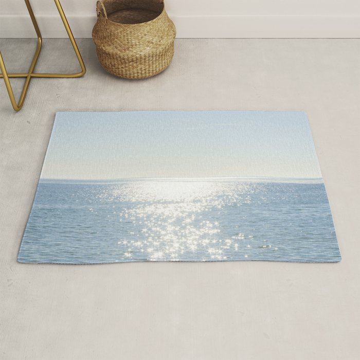 Electric Blue Ocean Rug Gallery Image 1