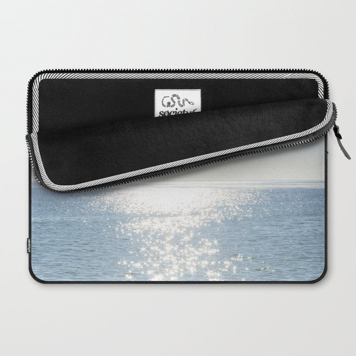 Electric Blue Ocean Laptop Sleeve Gallery Image 2