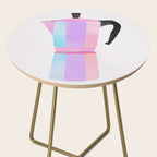 Neon Coffee Moka Pot Side Table Gallery Image 2