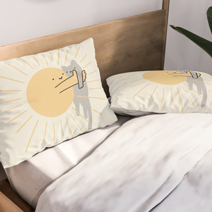 Have a Meowvelous Day Pillow Sham Gallery Image 2