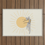 Have a Meowvelous Day Outdoor Rug Gallery Image 1