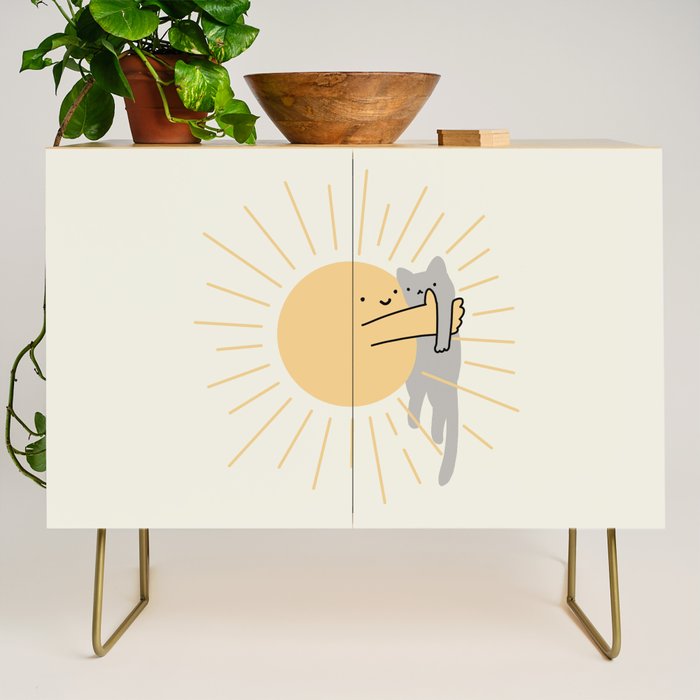 Have a Meowvelous Day Credenza Gallery Image 1