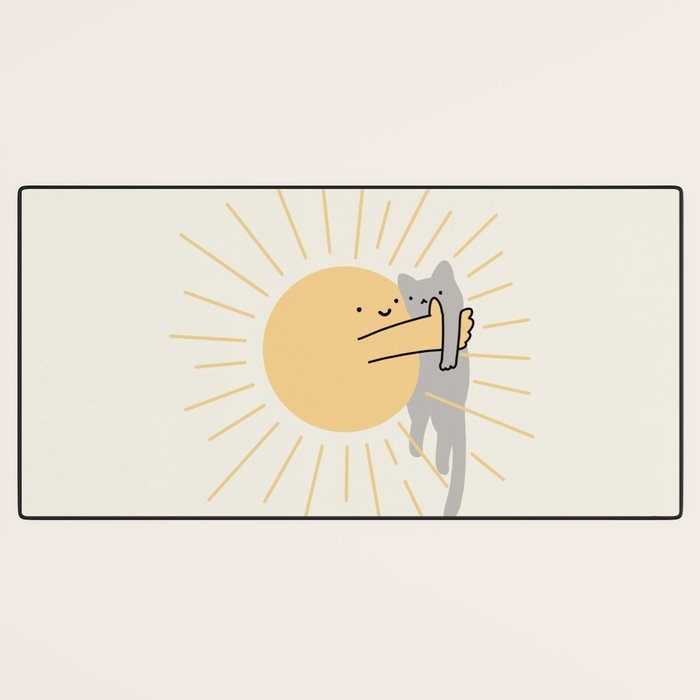 Have a Meowvelous Day Desk Mat Gallery Image 3