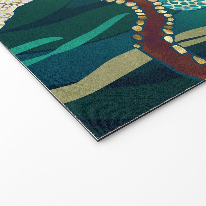 Metallic Octopus V Welcome Mat Gallery Image 2