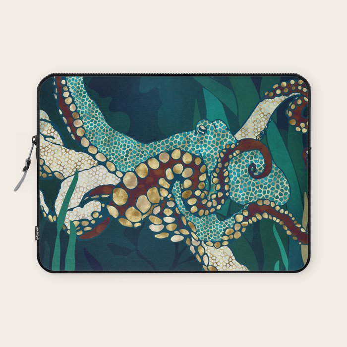 Metallic Octopus V Laptop Sleeve Gallery Image 1