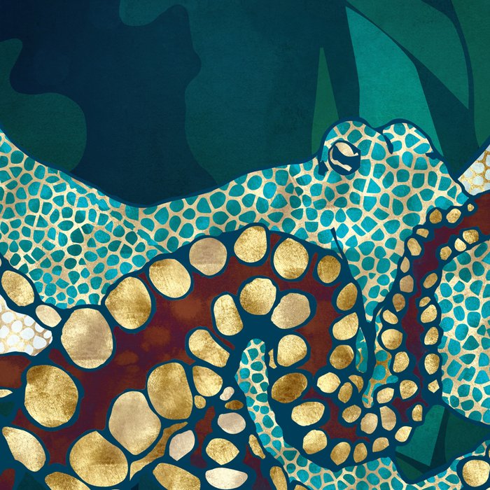 Metallic Octopus V Coffee Mug Gallery Image 2