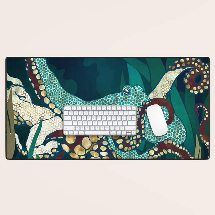 Metallic Octopus V Desk Mat Gallery Image 1