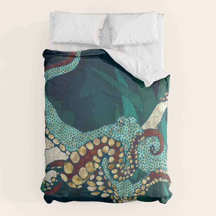 Metallic Octopus V Comforter Gallery Image 1
