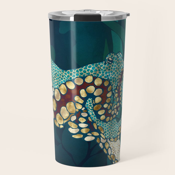 Metallic Octopus V Travel Mug Gallery Image 1