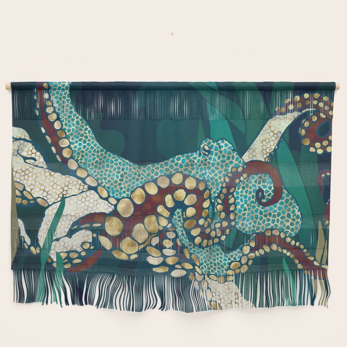 Metallic Octopus V Wall Hanging Gallery Image 1