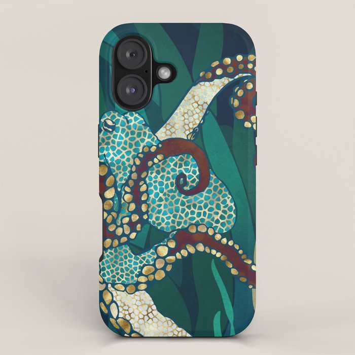 Metallic Octopus V iPhone Case Gallery Image 1